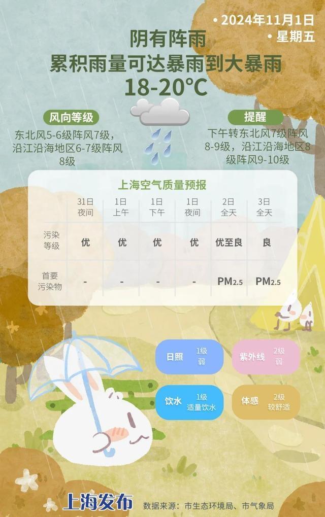 台风康妮来袭！上海宝山区暴雨黄色预警，这些安全事项你必须知道  第4张