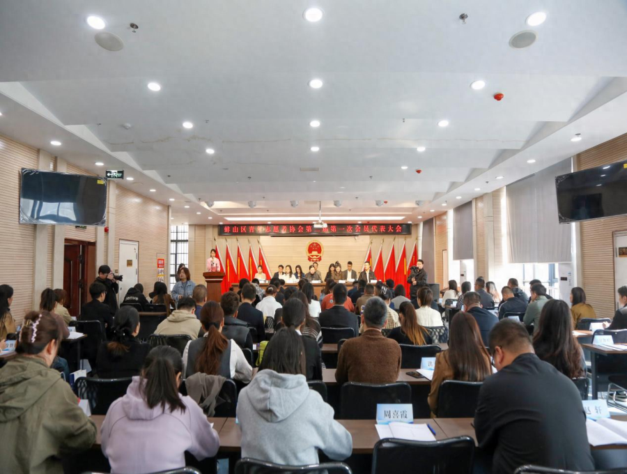 蚌山区青年志愿者协会第二届会员代表大会成功举办，助力现代化美好蚌山建设  第1张