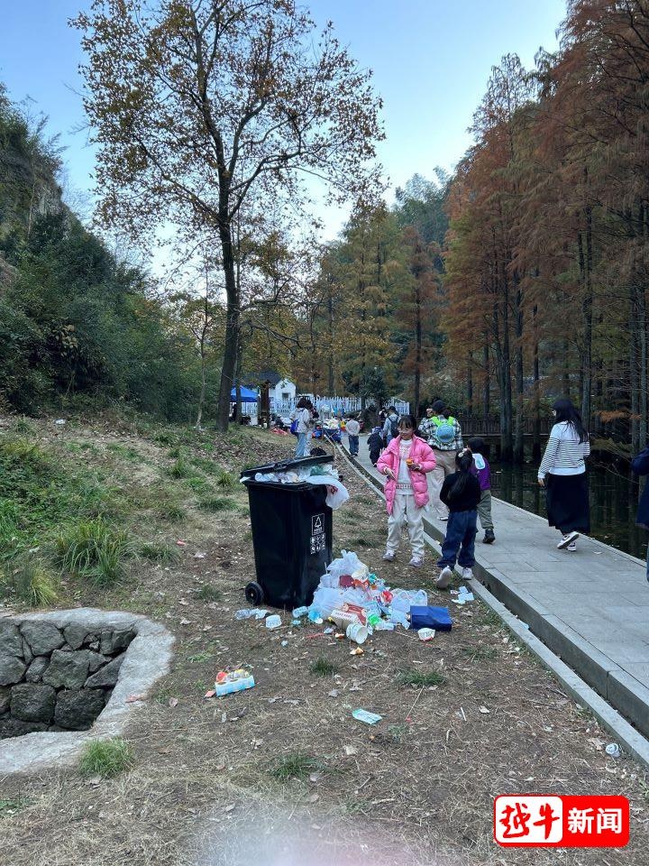 雪窦岭景区垃圾桶爆满，山顶美景背后的隐忧，你还在等什么？  第4张