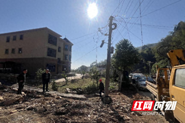 赫山区沧水铺镇启动碧云峰美丽景区弱电线路入地项目，提升景区整体形象