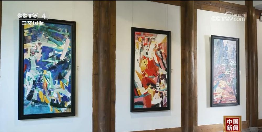三象合一石齐艺术作品展在福州盛大开幕，百余幅书画精品等你来  第2张