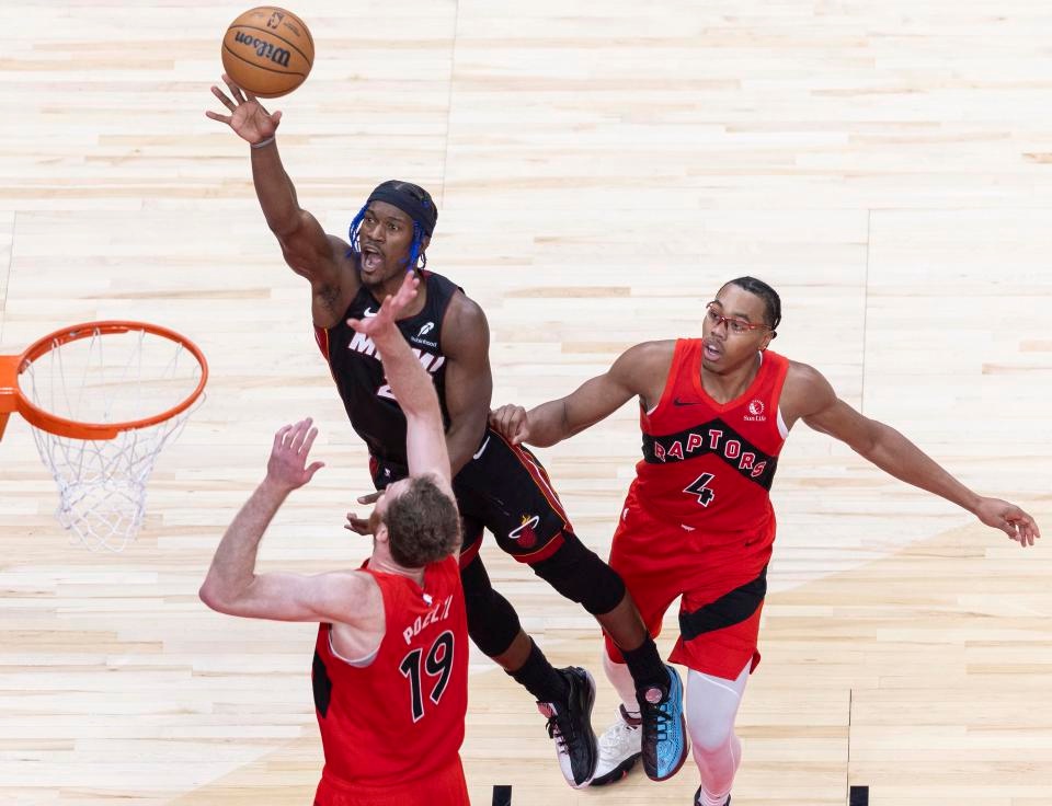 2024-2025赛季NBA常规赛惊现绝杀!猛龙队主场险胜热火队,比赛细节全揭秘 第8张 2024-2025赛季NBA常规赛惊现绝杀!猛龙队主场险胜热火队,比赛细节全揭秘 第8张