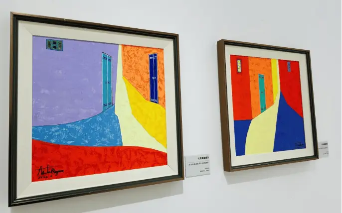 走进色彩喀什油画展：沪喀文化交流周的视觉盛宴，52幅喀什风情画作惊艳亮相  第3张