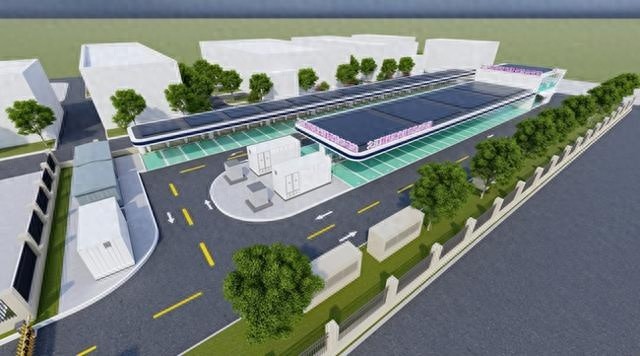 西湖区首个光储充检一体化充电站即将建成，新能源车充电仅需10分钟
