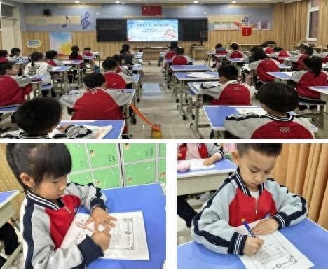 笔尖跃动，拼音飞扬：清怡小学北校区一年级拼音书写大赛点燃智慧与梦想的火花  第1张