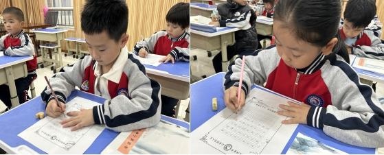 笔尖跃动，拼音飞扬：清怡小学北校区一年级拼音书写大赛点燃智慧与梦想的火花  第3张