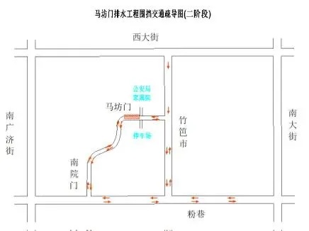 西安明城墙区域施工大动作！马坊门交通管理新规，你的出行路线将如何调整？  第3张