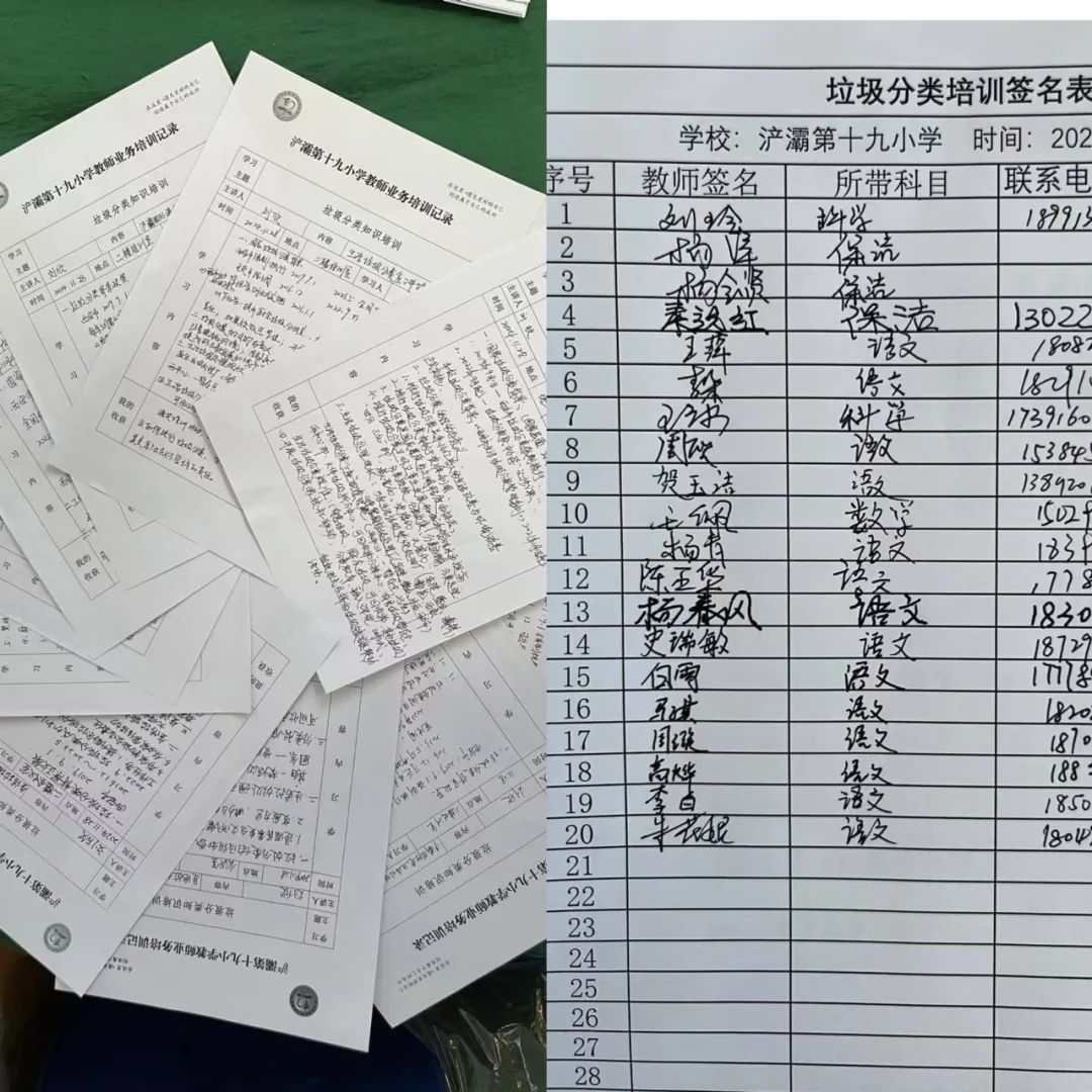 垃圾分类从我做起，西安浐灞第十九小学引领环保新风尚  第3张
