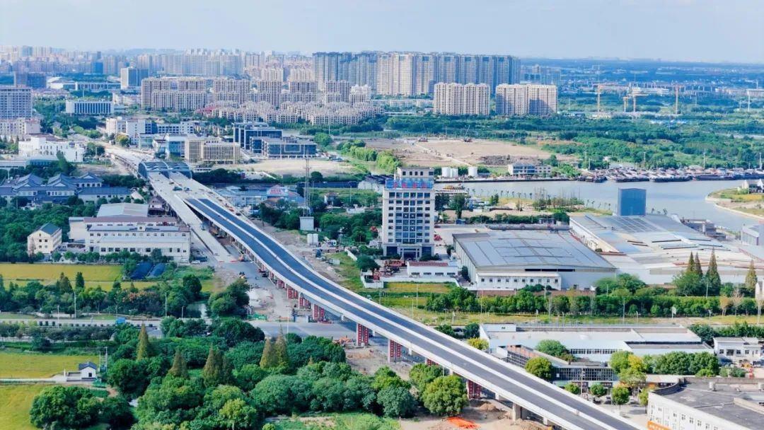 平湖重大在建项目长胜路高桥改建工程持续刷新进度条，现场热火朝天  第2张