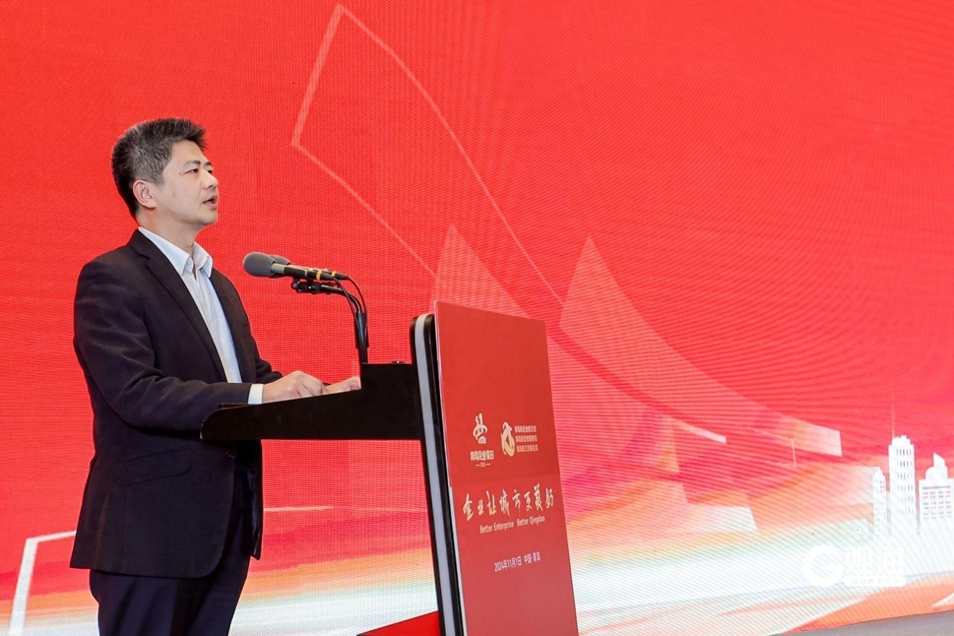 市南区委书记王锋：市南区面积虽小，生产总值却占青岛市的十分之一