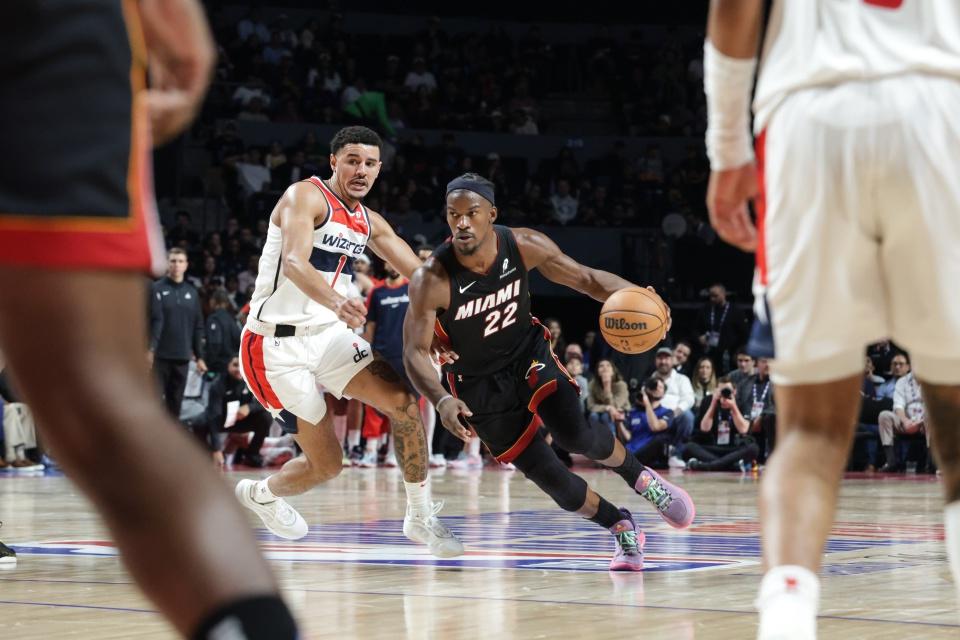 NBA 常规赛：迈阿密热火队 118 比 98 战胜华盛顿奇才队，精彩瞬间不容错过  第2张