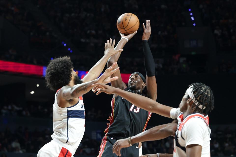 NBA 常规赛：迈阿密热火队 118 比 98 战胜华盛顿奇才队，精彩瞬间不容错过  第6张
