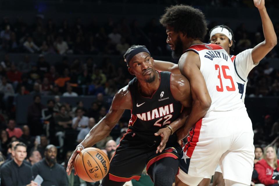 NBA 常规赛：迈阿密热火队 118 比 98 战胜华盛顿奇才队，精彩瞬间不容错过  第7张