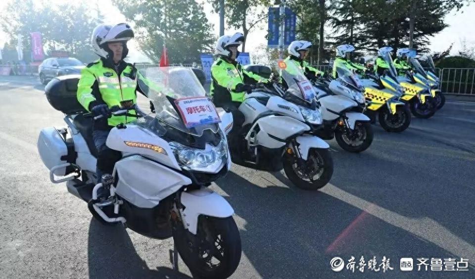 莱西公安全力护航马拉松，以最高标准打造最安全赛道