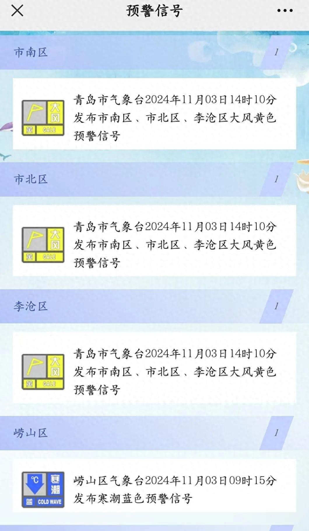 气温从 20℃直降！青岛明天起迎强冷空气，你准备好了吗？  第1张