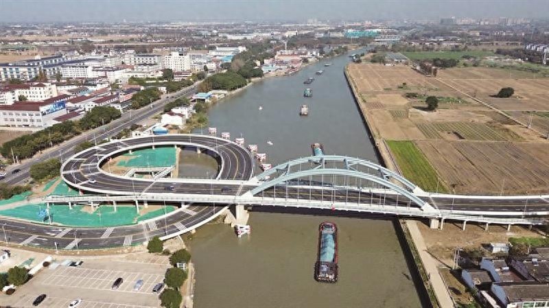 锡溧漕河屺亭桥通车：长三角内河集装箱运输主通道再升级，物流成本大幅降低  第1张