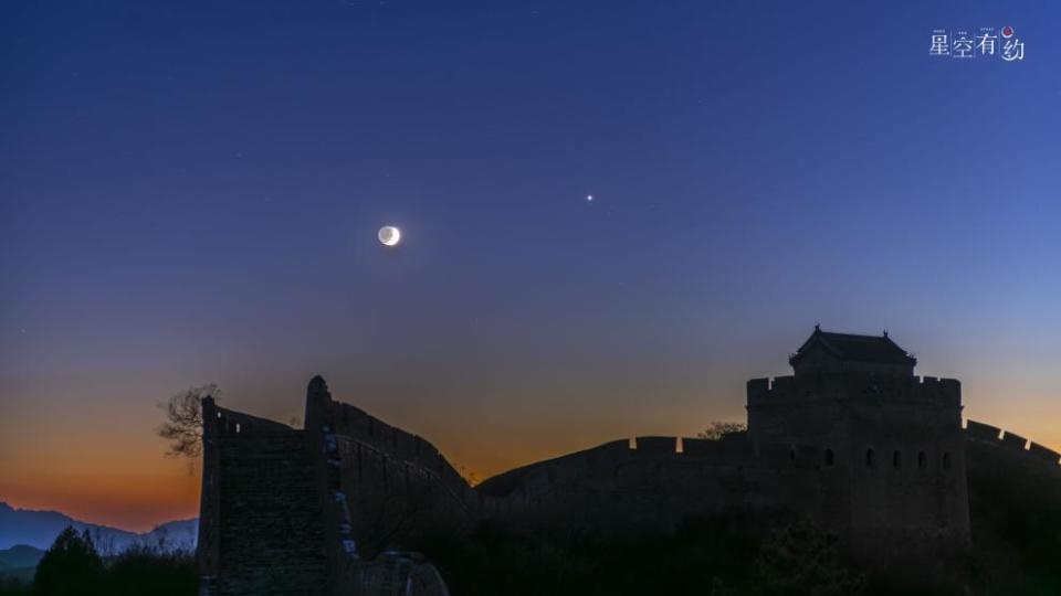 12月5日，金星伴月再现夜空，高颜值星月童话等你来观赏  第4张