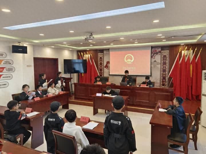 模拟法庭进社区，20名小学生亲历庭审，感受法律威严与正义  第1张