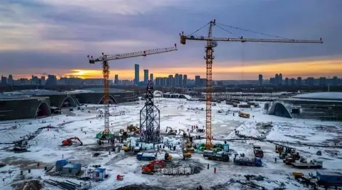 冰雪同梦：哈尔滨冰雪大世界主形象大门，亚洲同心迎接八方宾客  第3张