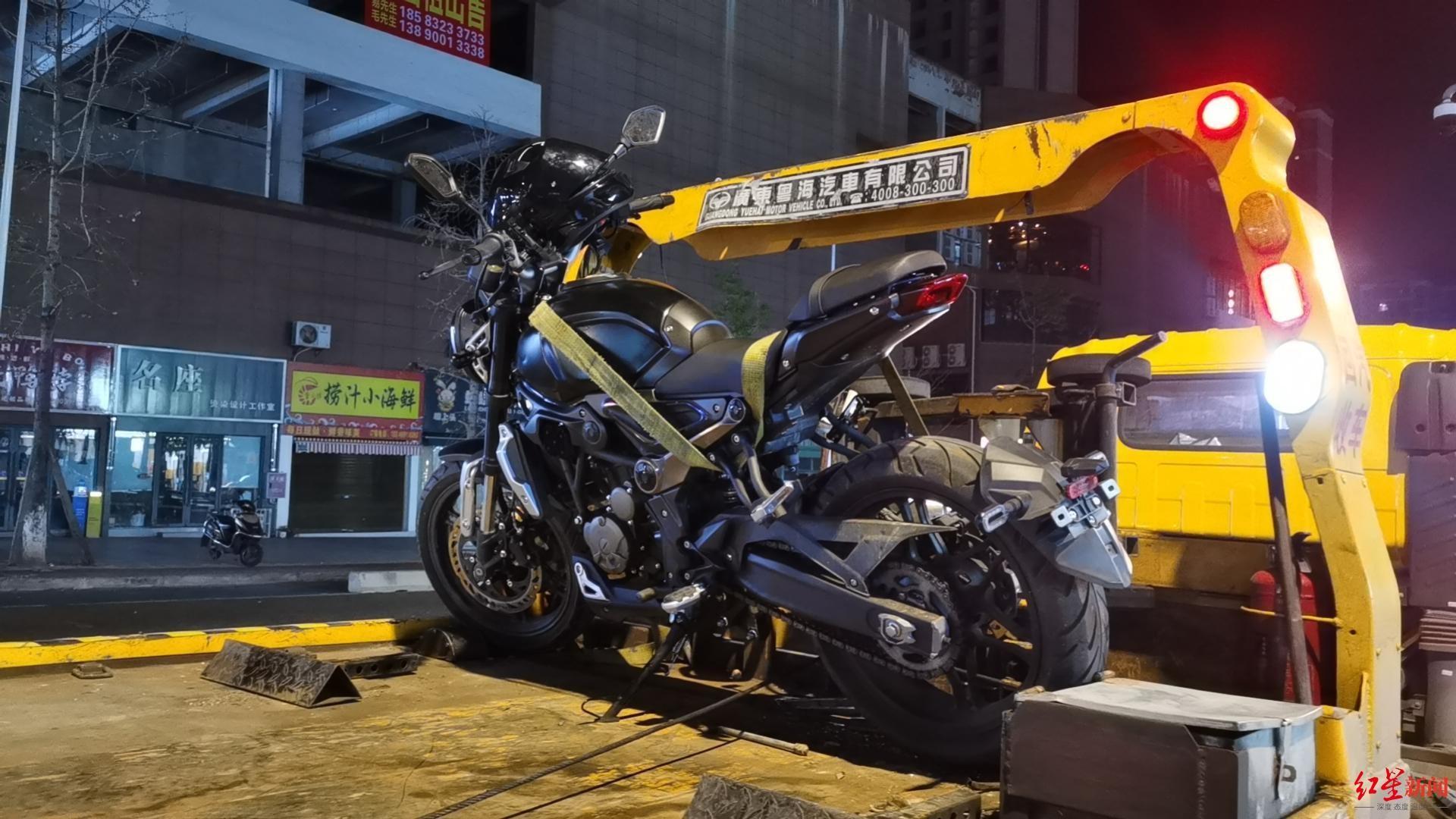 半夜赛摩炸街被拘！安岳交警严查飙车炸街违法行为  第2张