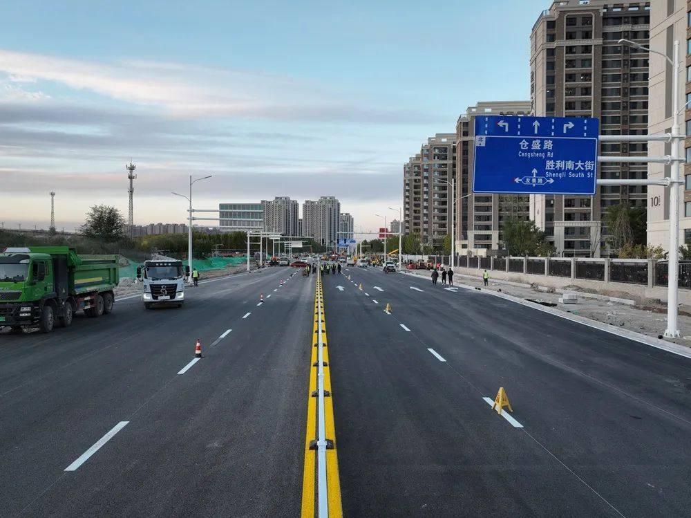 11 月 5 日，石家庄塔坛大街（仓丰路-嘉华路）道路工程将通车！南部区域路网再升级  第2张