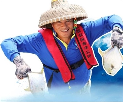 冬日暖阳下的三亚西岛：渔民丰收金鲳鱼，海面星罗密布的深水网箱  第4张