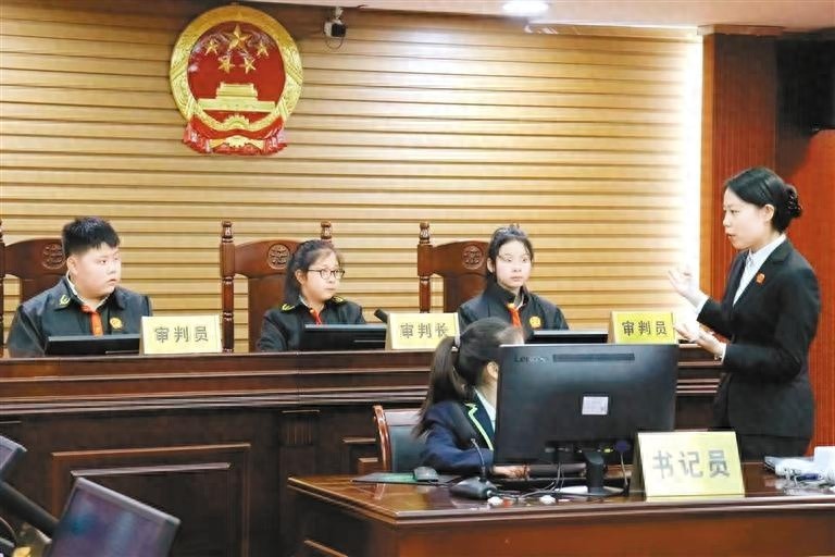 何家村小学学生走进法院体验模拟法庭，12·4国家宪法日活动引发热议  第1张