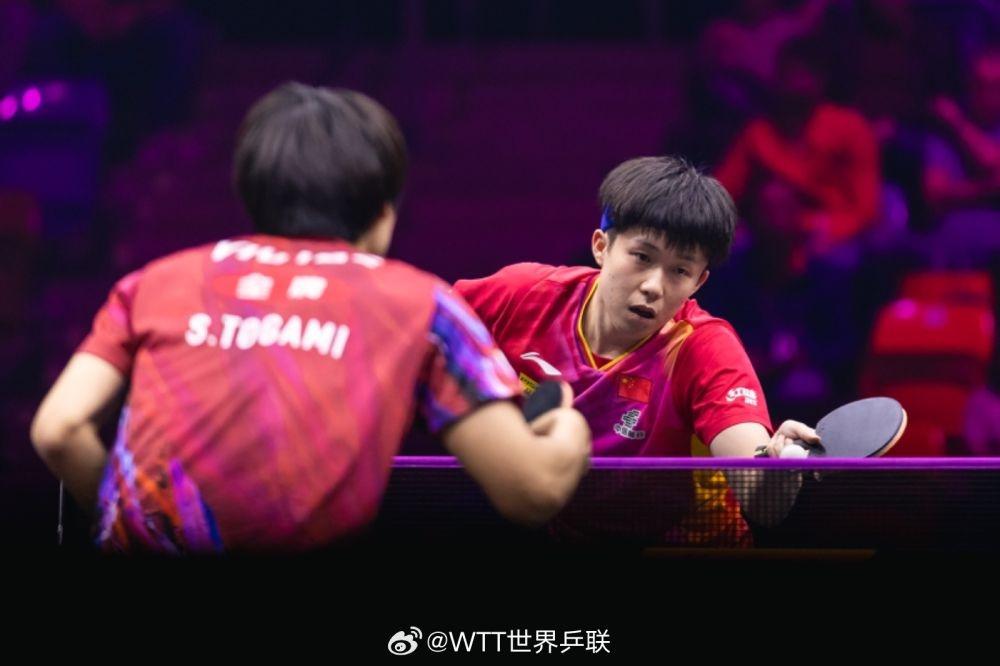 王楚钦 3:0 淘汰户上隼辅，WTT 法兰克福冠军赛首轮告捷  第2张