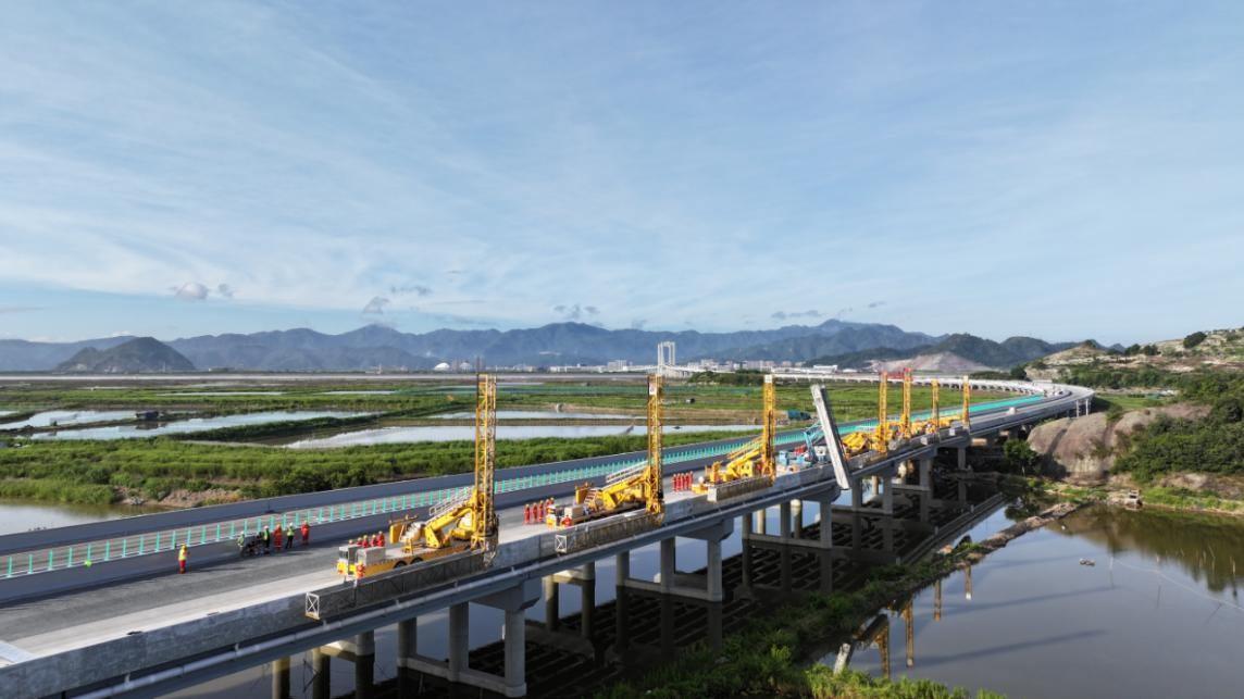 G228 宁海下陈至三门界段公路工程圆满通车，国企风范彰显  第2张