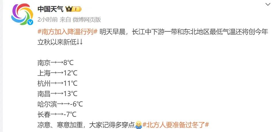 明后天秋高气爽依旧，但早晚温差大，注意保暖  第2张