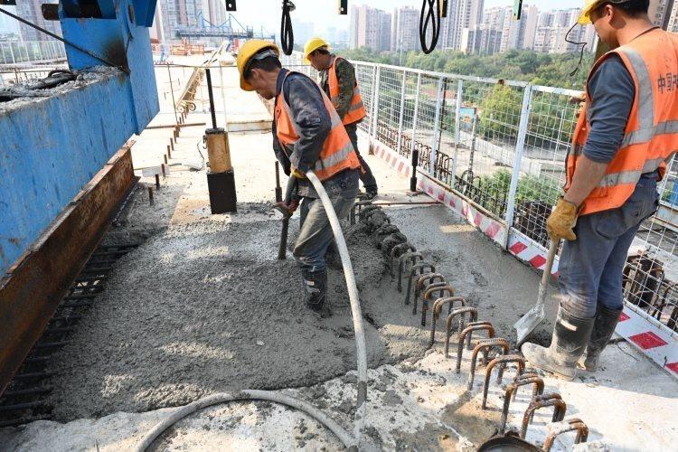 厉害了！成渝中线高铁动走线跨沙河特大桥连续浇梁合龙，为全线通车奠定坚实基础  第2张