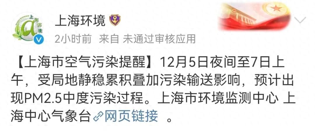 上海空气质量预警：PM2.5中度污染来袭，你准备好了吗？  第1张