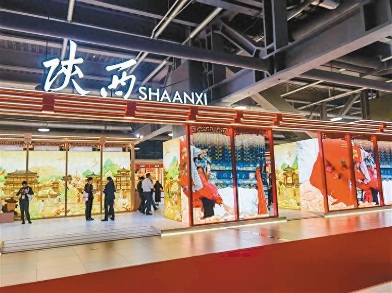 第七届进博会开幕，陕西老字号步行街展区唐风唐韵匠心独具，你不来看看吗？  第1张