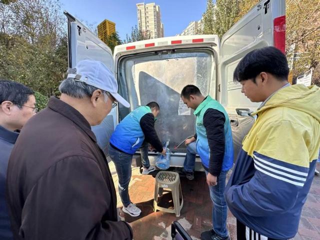 济南御景社区开展泉水直饮工程进社区宣传活动，免费入户，零费用  第3张