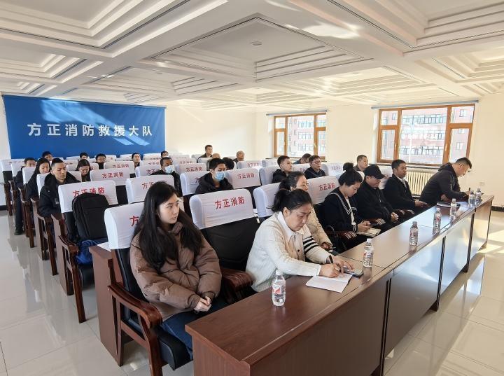哈尔滨方正县消防救援大队开展医疗场所消防安全培训，守护生命防线  第2张