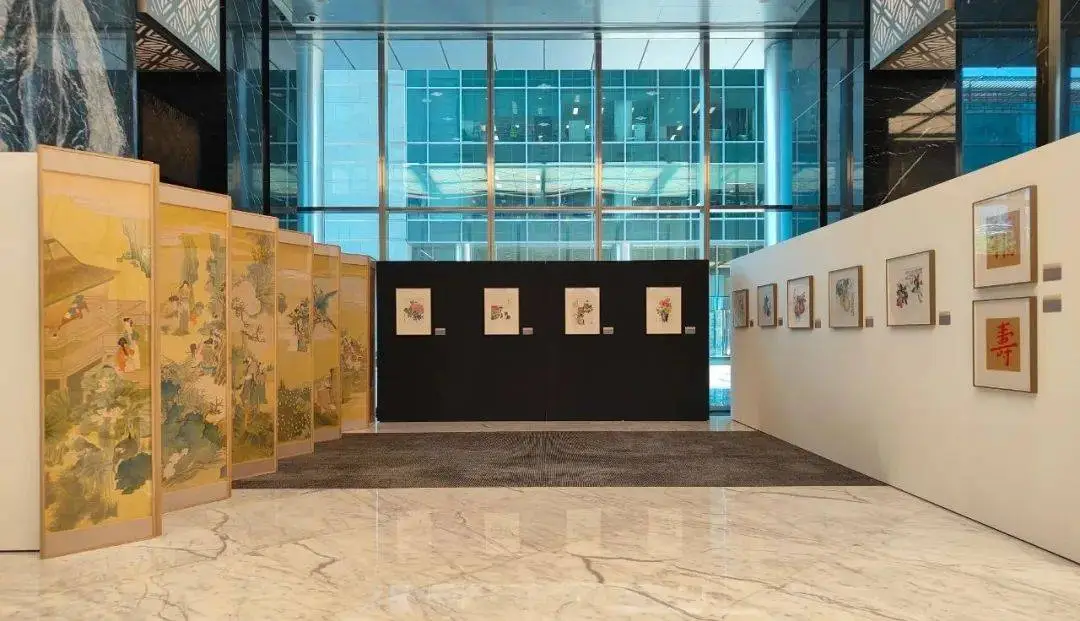 中阿建交 40 周年，朵云轩木版水印海派名家展在迪拜拉开序幕  第2张