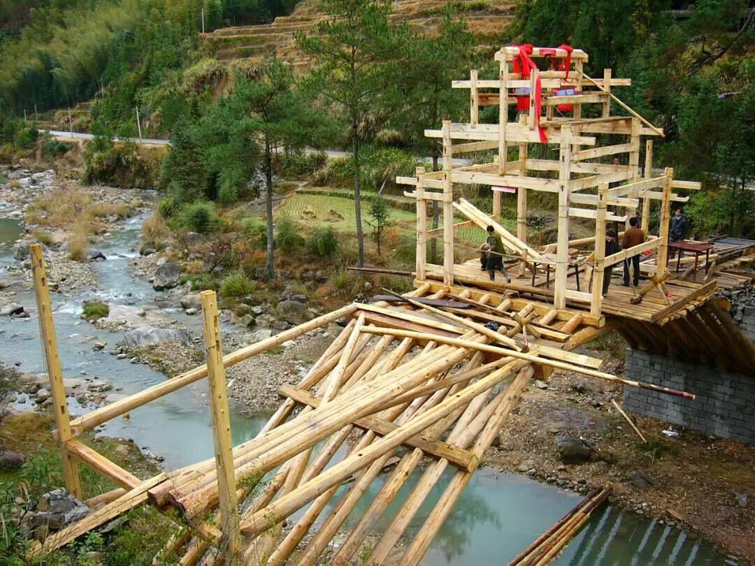 中国木拱桥传统技艺荣登世界舞台，温州泰顺廊桥从濒危走向振兴  第2张