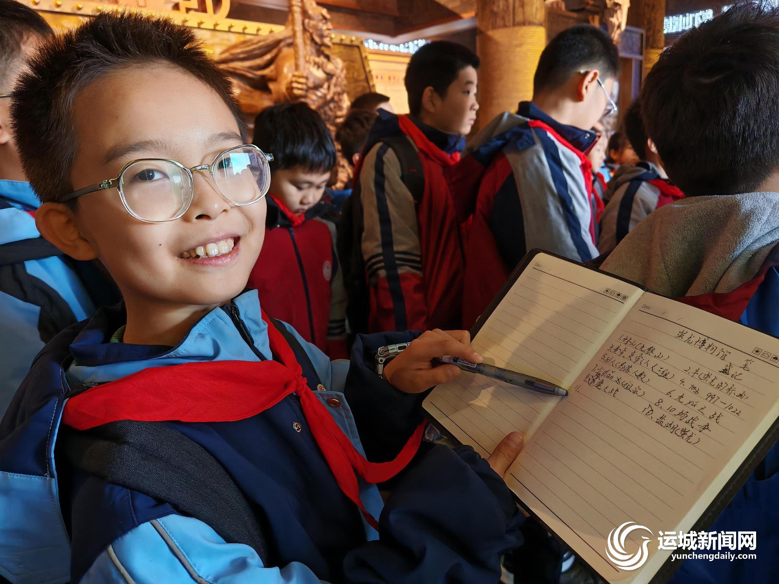 穿越时空的奇幻之旅：54名学生探秘蚩尤文化园，感受古老智慧的震撼力  第3张