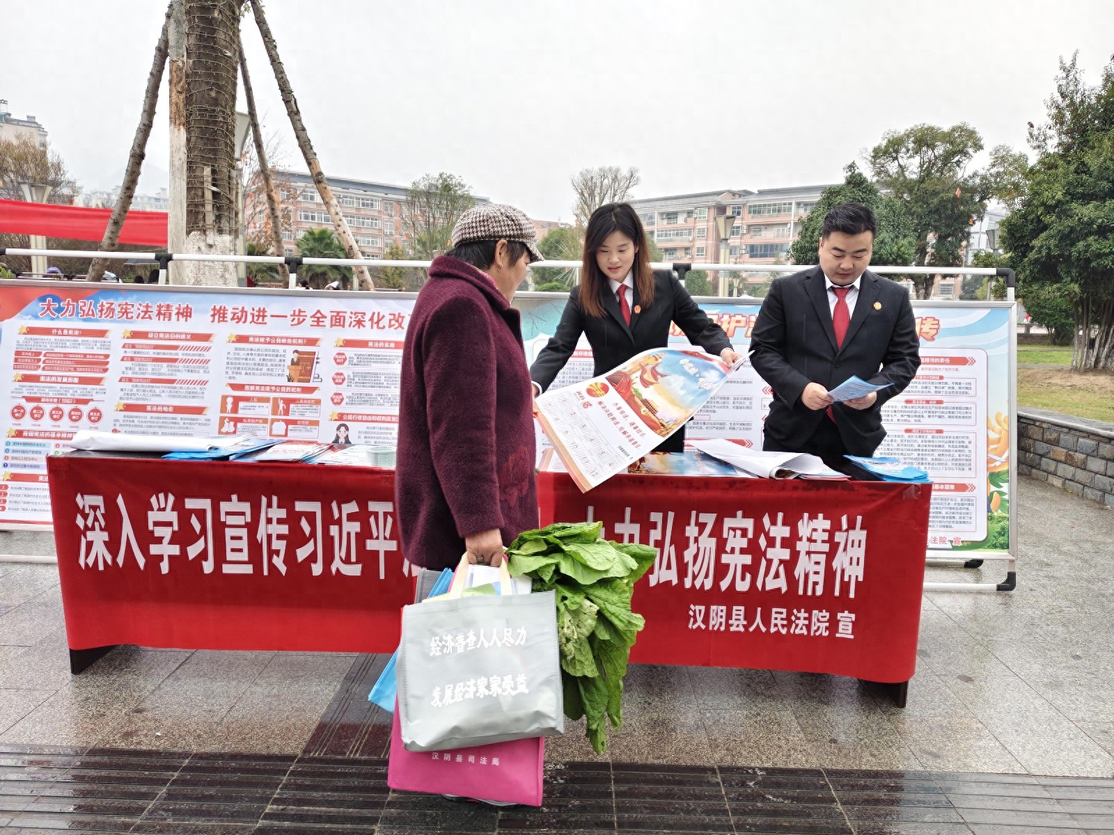 汉阴县人民法院宪法宣传周：法治理念深入人心，法律知识生动传递