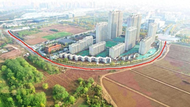 沣西新城便门桥北路全线贯通，1038米新路即将开放，居民出行环境大提升