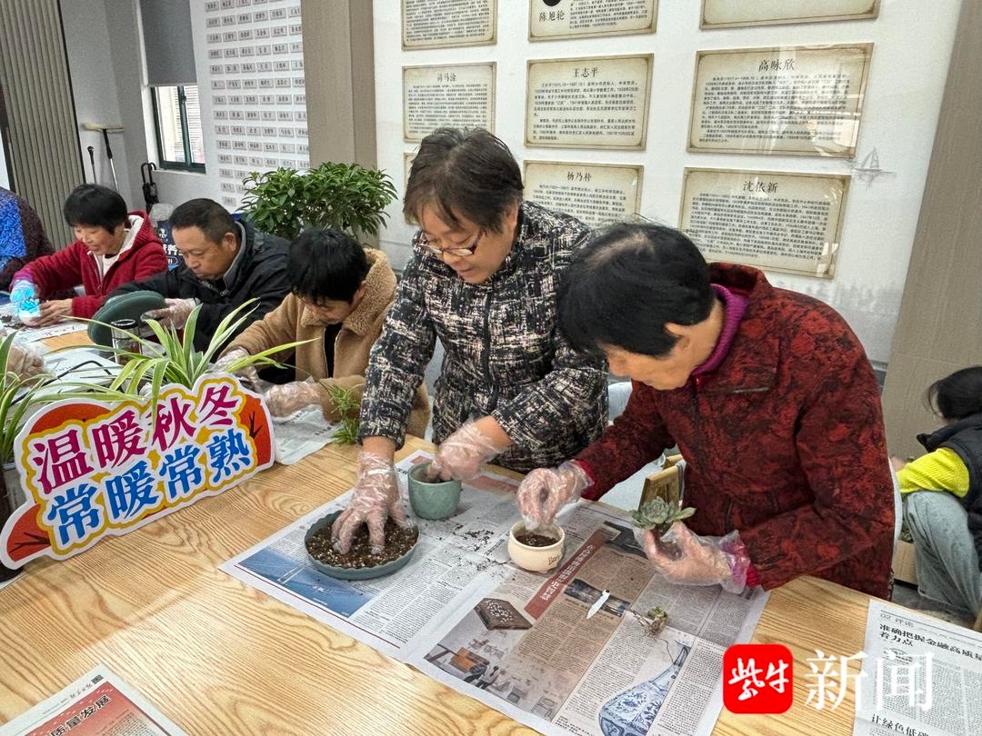 10位志愿者齐聚社区，亲手培‘绿’增‘植’，欢声笑语中重温童年乐趣  第2张