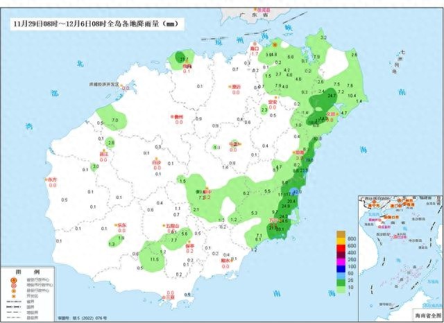 海南未来一周气温骤降4-6℃，北部中部东部小雨，西部南部多云，最低气温14-17℃  第1张