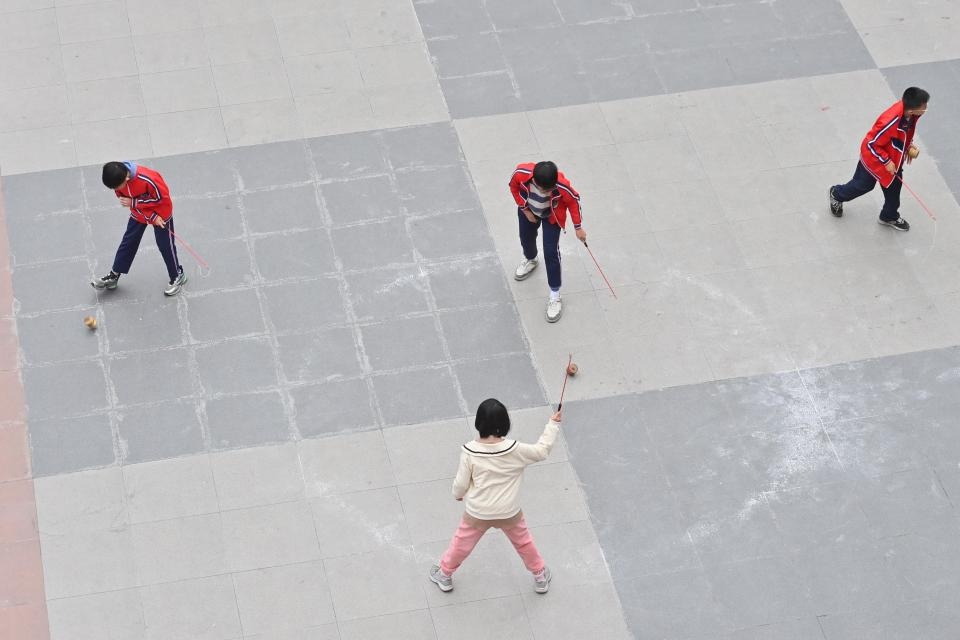 广西梧州小学生运动会惊现民族传统体育盛宴，孩子们玩得不亦乐乎  第2张