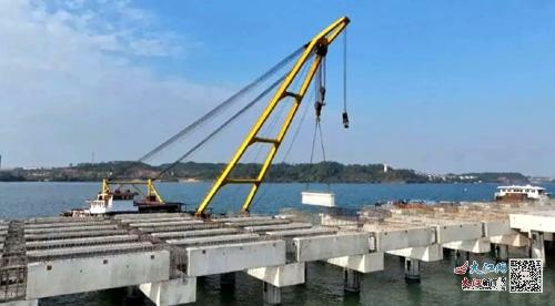 2024年末抢工期！吉安港天玉作业区综合码头建设进度过半，现场施工如火如荼  第2张