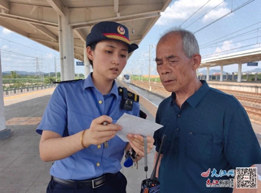 国庆返程高峰，新余北站小龙女的一天  第1张