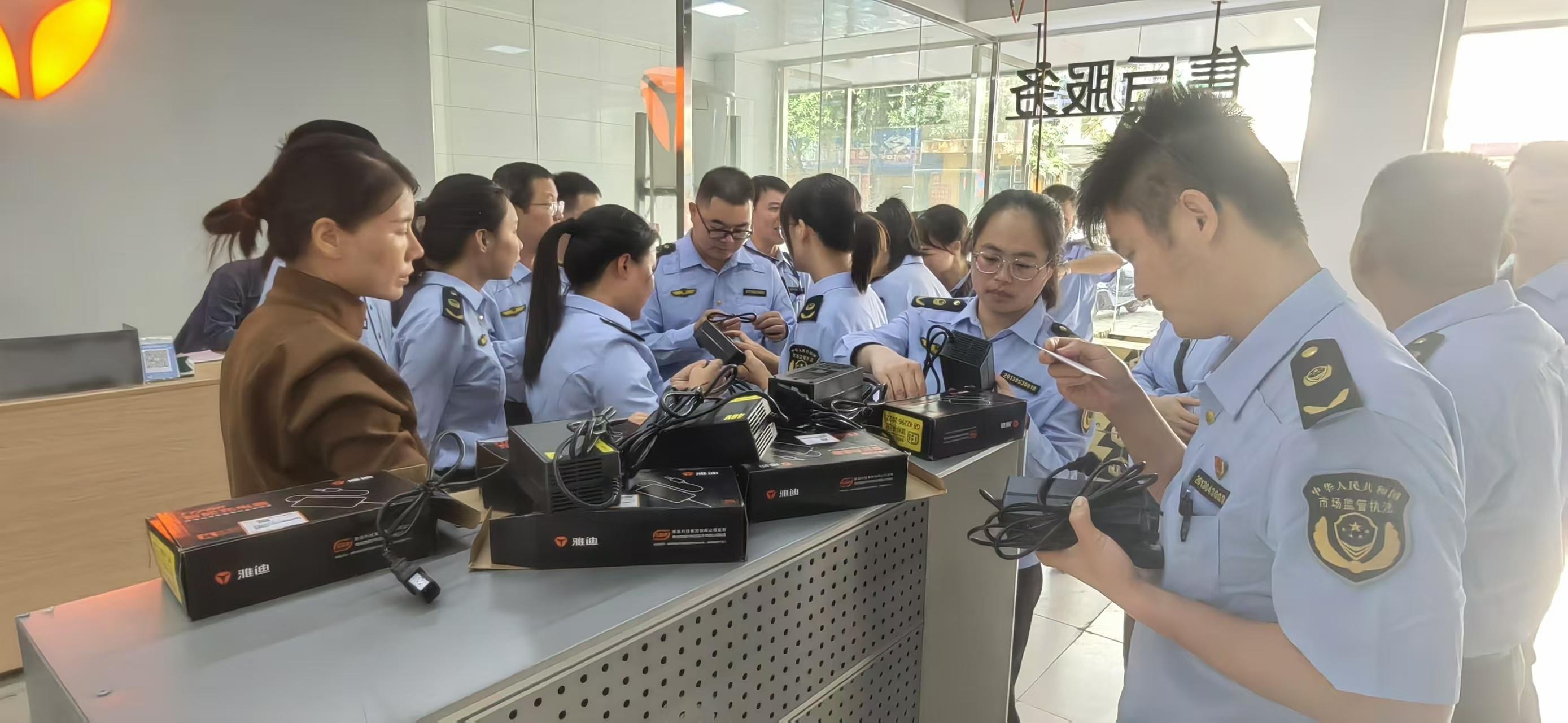 来宾市开展电动自行车相关产品执法业务技能提升实训活动  第3张