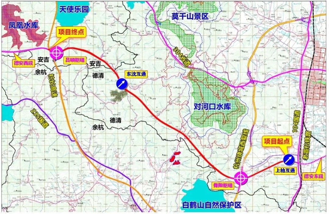 2025年开工！德清至安吉高速关键突破，57公里六车道，总投资230亿震撼来袭