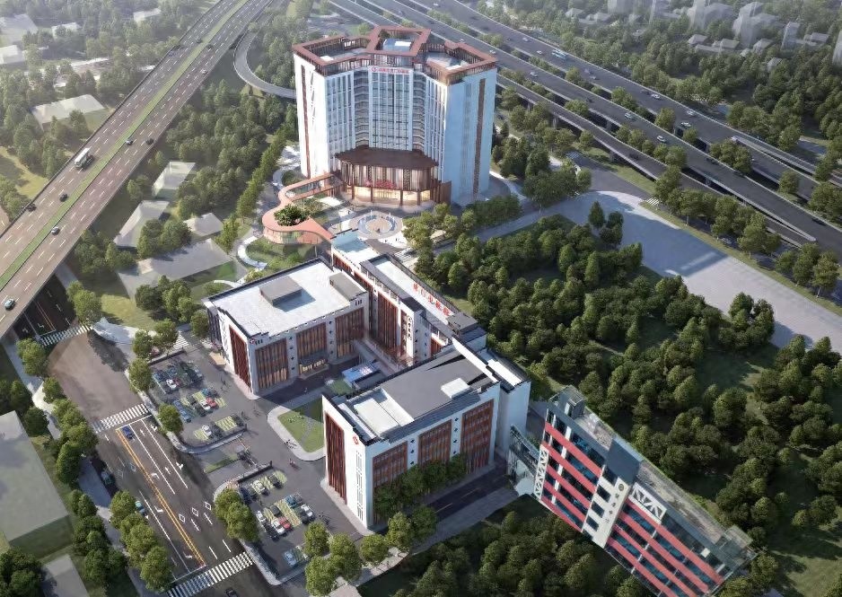 东莞虎门中医院扩建工程2025年完工，2026年投入使用，项目进展神速  第1张