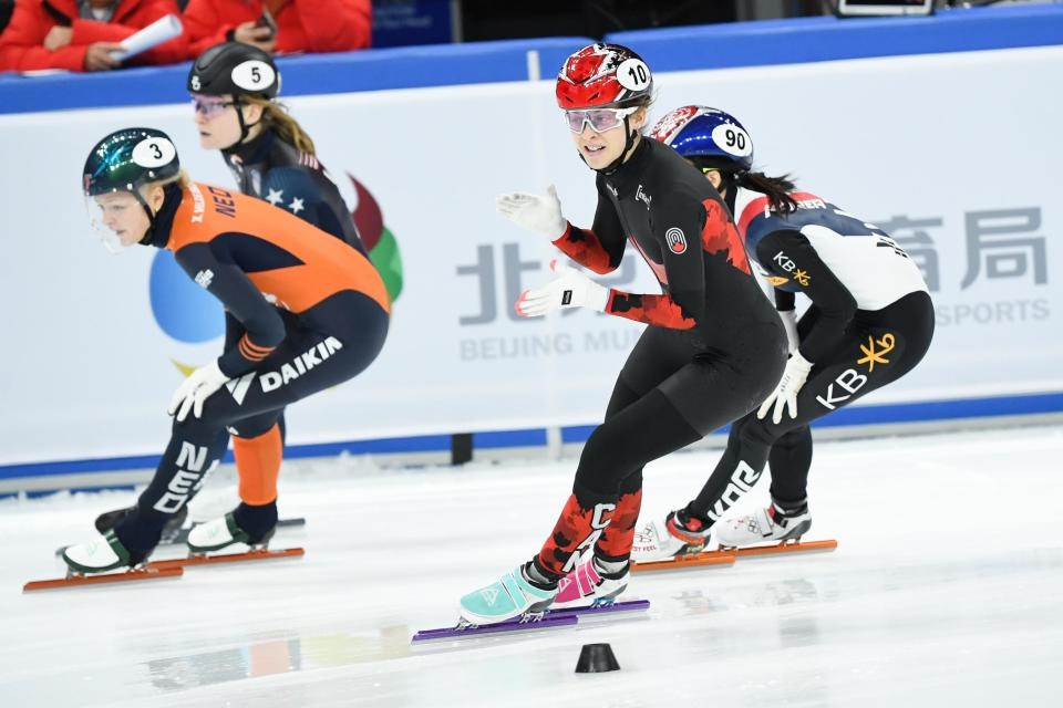 惊！2024 - 2025赛季短道速滑北京站女子1000米A组决赛，冠亚季军成绩竟如此相近  第5张
