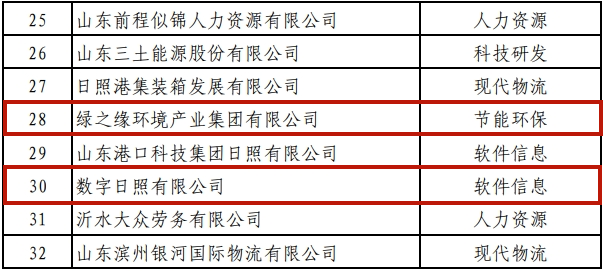 厉害了！日照高新区这两家企业入选山东省 2024 年度生产性服务业领军企业拟认定名单  第2张